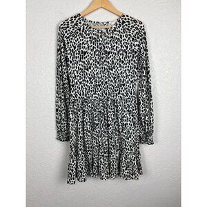 J Crew Crewcuts Girls Dress XL‎ 12/14 Cheetah Leopard